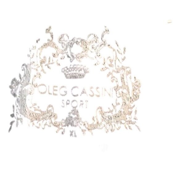 Oleg Cassini Black Cotton Button-Up Jacket Womens XL designer quiet luxury offic - Picture 6 of 7